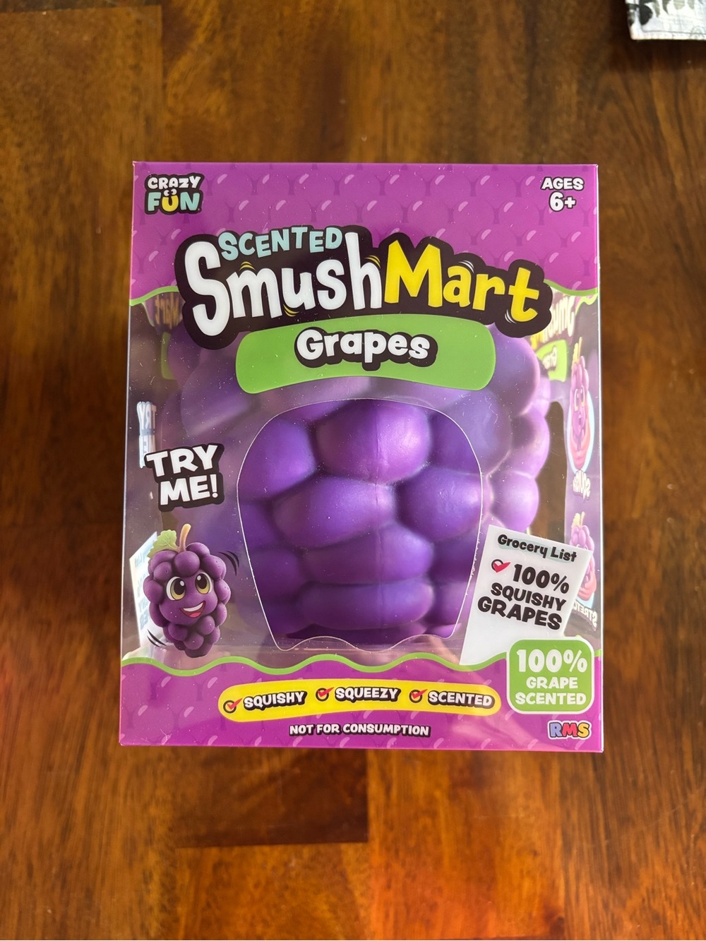 ONLY 1 IN STOCK!! Scented Grapes Squishy Toy - Purple